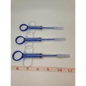 3PCS Pet Pill Shooter Plunger Popper for Small Cats Dogs Soft Tip Tablet Pusher